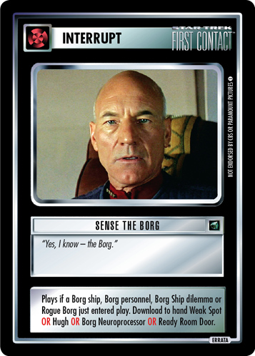 Sense the Borg (Errata version) Sense the Borg